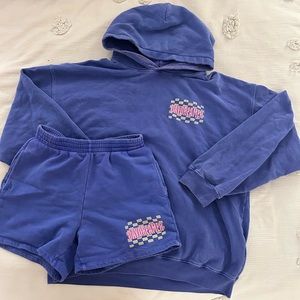 Daydreamer purple sweat set